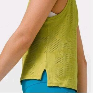 Lululemon Train To Be Tank - Camo Dot Yellow Pear - 4